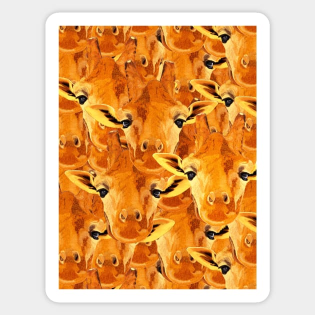 A lot of Giraffes Sticker by artsandherbs